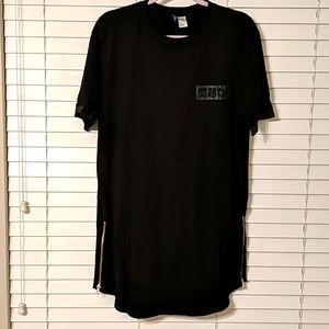 HM Japanese Street Crew Long Curved Hem Sh…